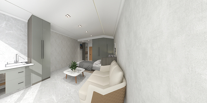 金巢饰家-沭河西小公寓-装修设计方案