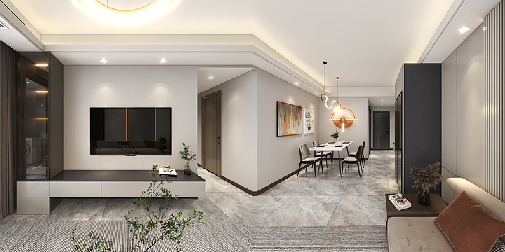 陳鸿-95㎡3室-装修设计方案