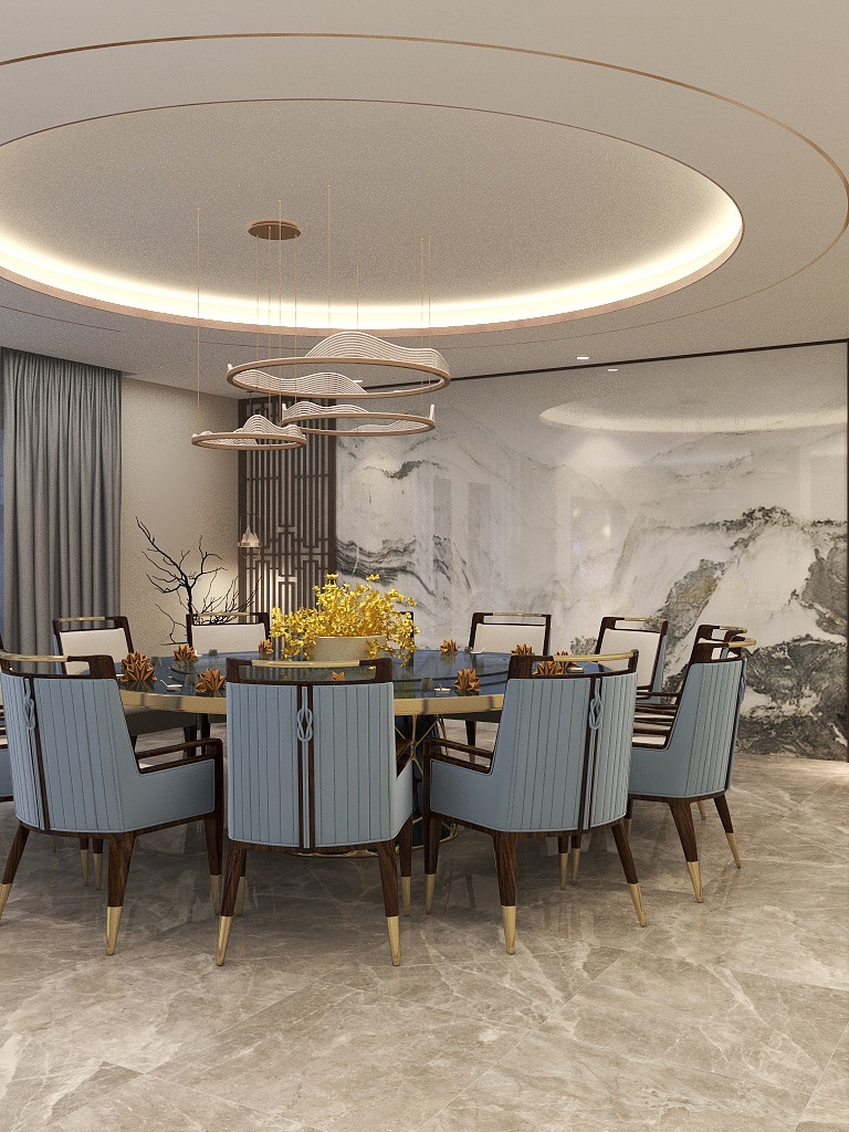 余羡辰-包厢·中式-装修设计方案