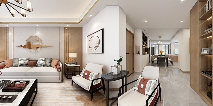设计者-大仙-公园家-新中式-装修设计方案