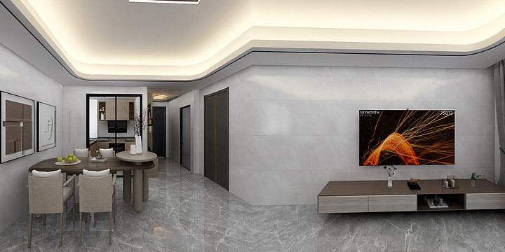 贝多美定制-御湖半岛3#2204-装修设计方案