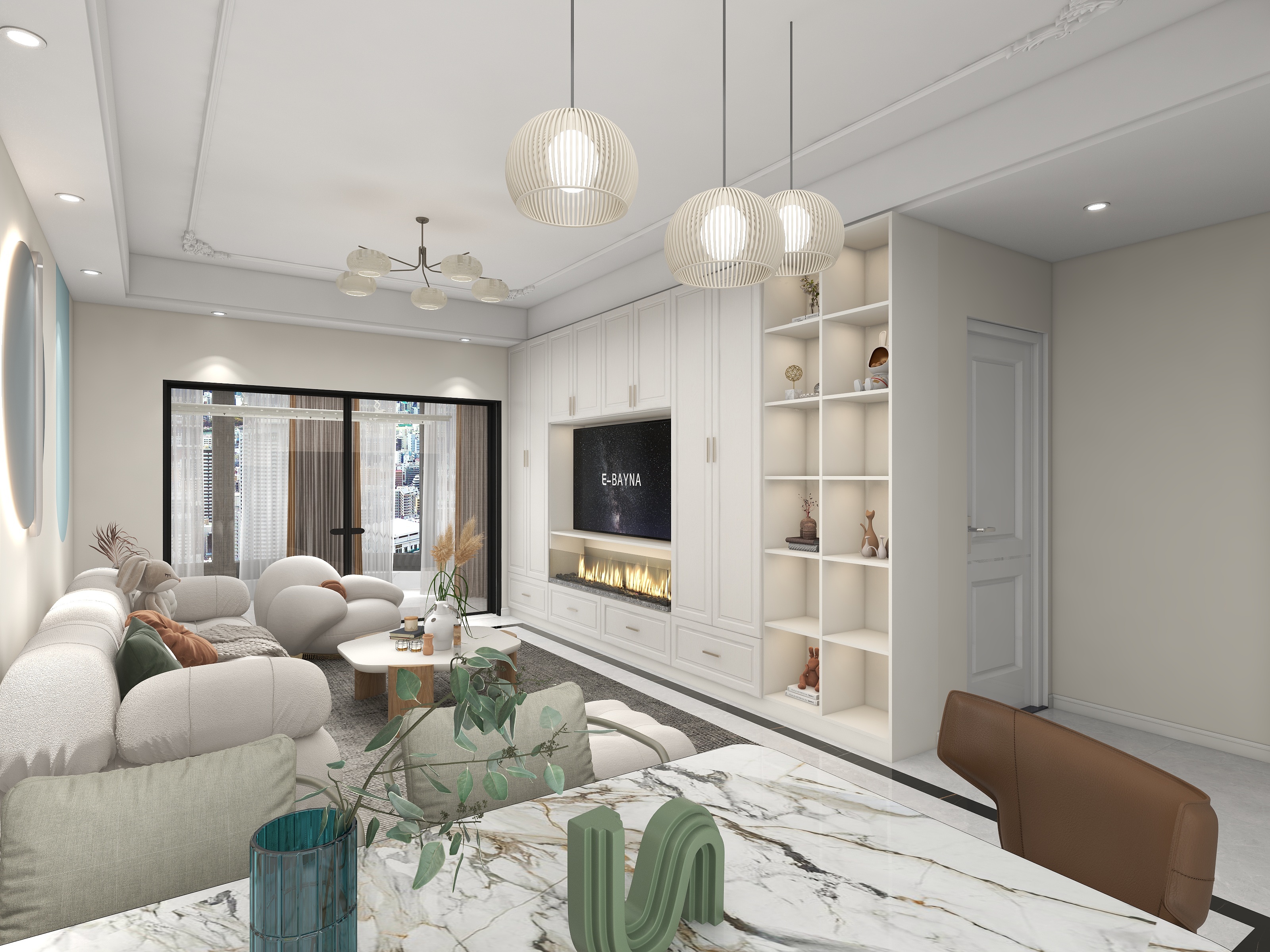 伍月10-现代简约``-装修设计方案