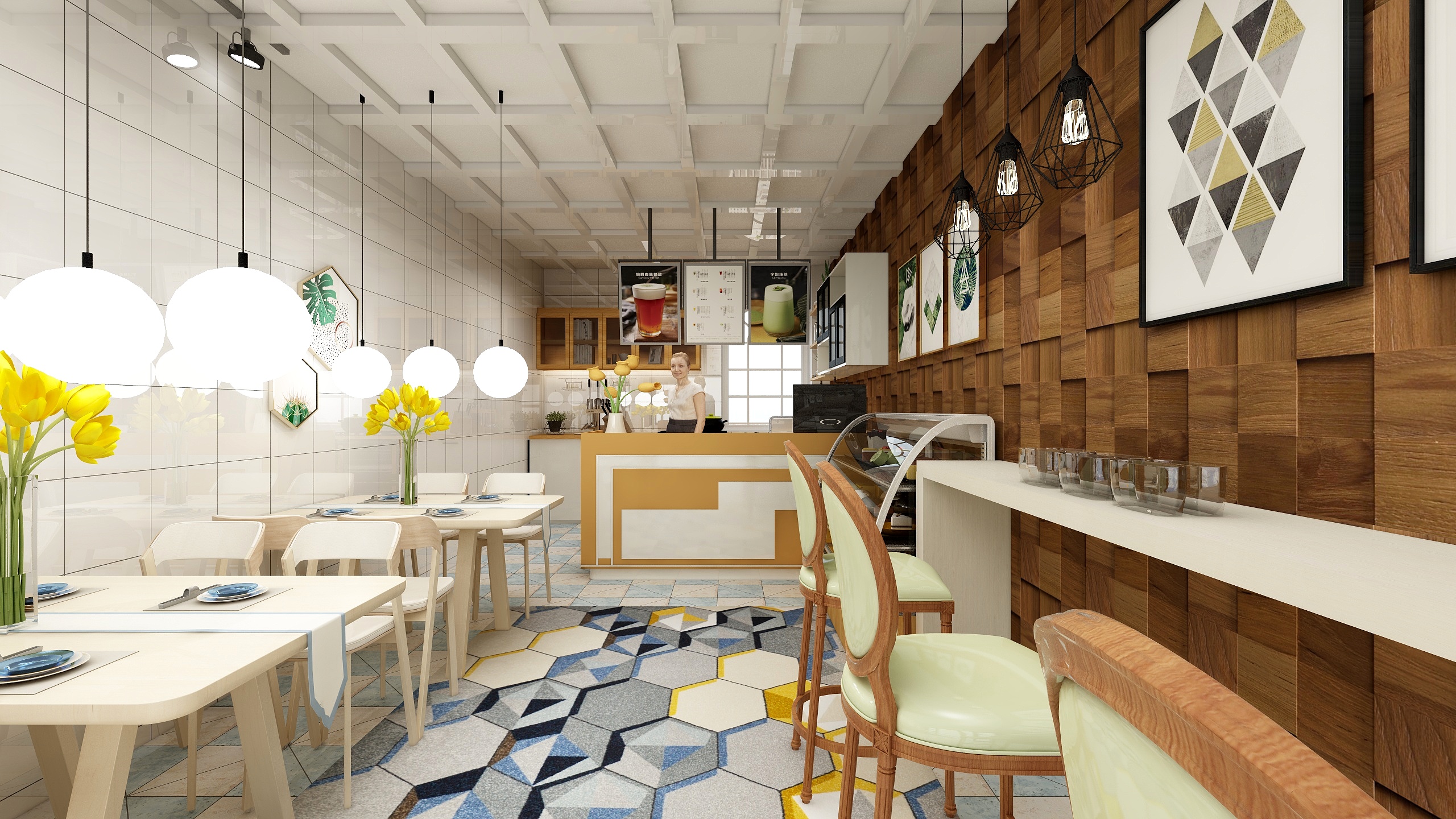 加油CX-小奶茶店-装修设计方案