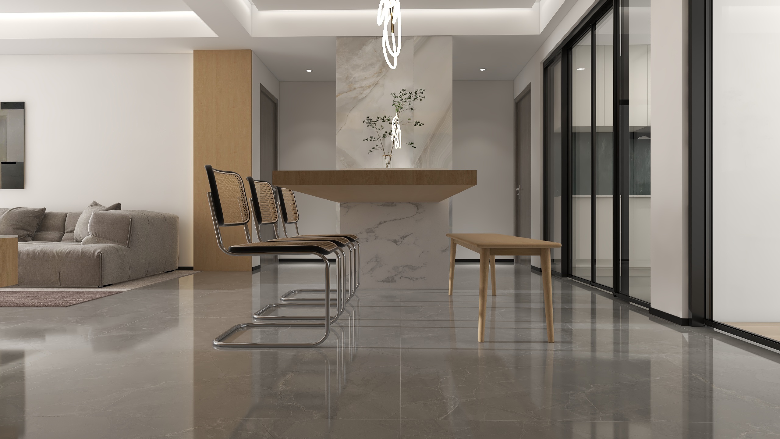 鹿设-现代原木系-装修设计方案