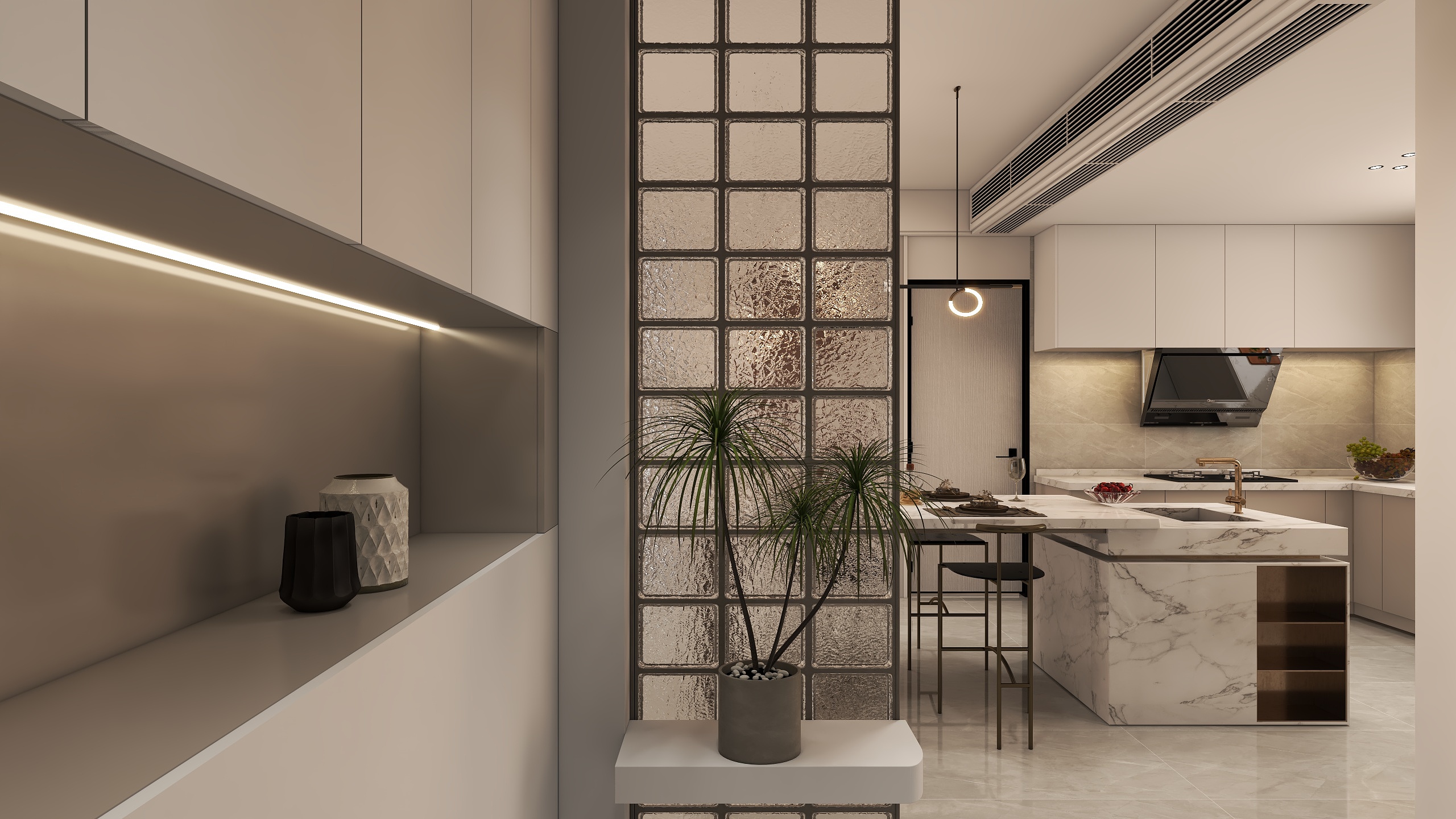 刘志丰-现代奶油系列装修效果图