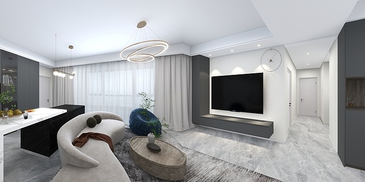 建筑装饰吴设计-一方九里 143平-吊顶修改-副本-副本-装修设计方案