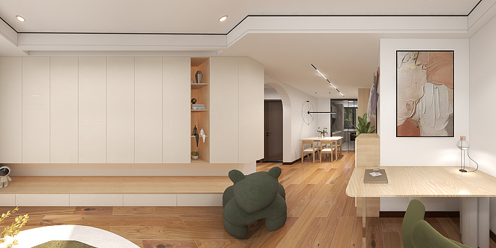 北京XI室内空间设计-美林新东城6-3-101-装修设计方案