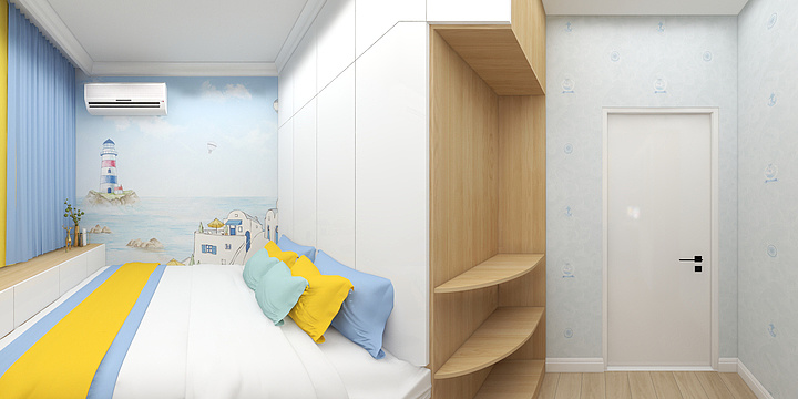 凡鹏-红哥儿童房设计-装修设计方案