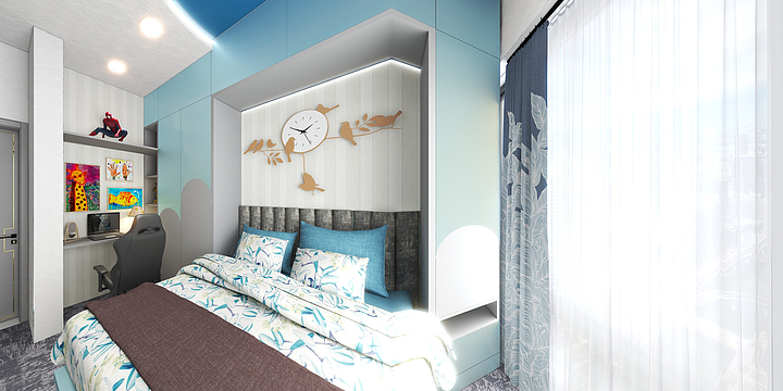 shaikh sharmin的装修设计方案:kids bedroom