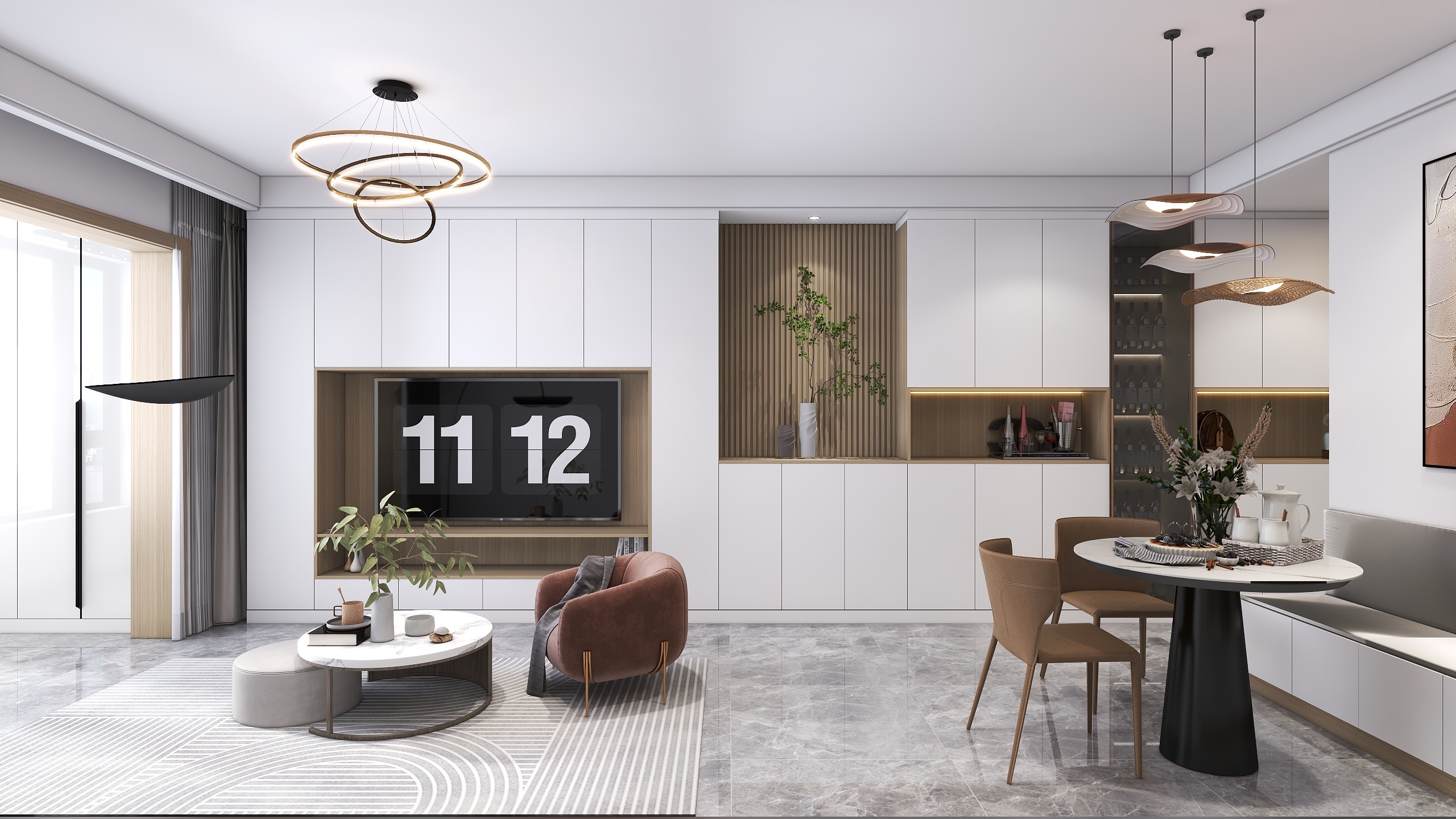 设计师一自有安排-全屋定制-维多利亚湾一期 35-2-2101-装修设计方案