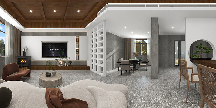 一叶设计机构-胡弄民宿效果图-装修设计方案