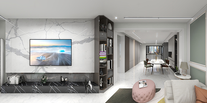 Aoki青木设计-姜堰区·花园小区1-1-502室-装修设计方案