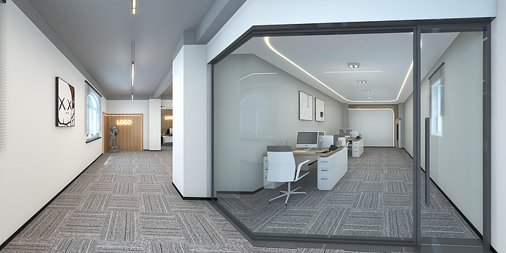 ALHAZERD-工作室效果图-装修设计方案