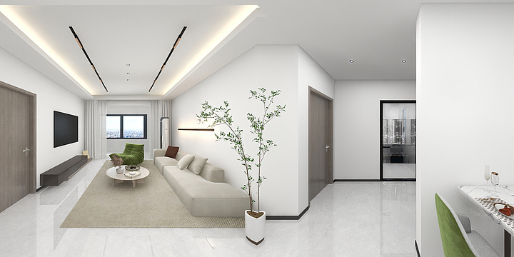 南下Lrae-大溪谷89m²现代简约-装修设计方案