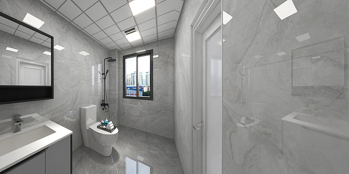 潇洒-公园壹号院9号楼1101-装修设计方案