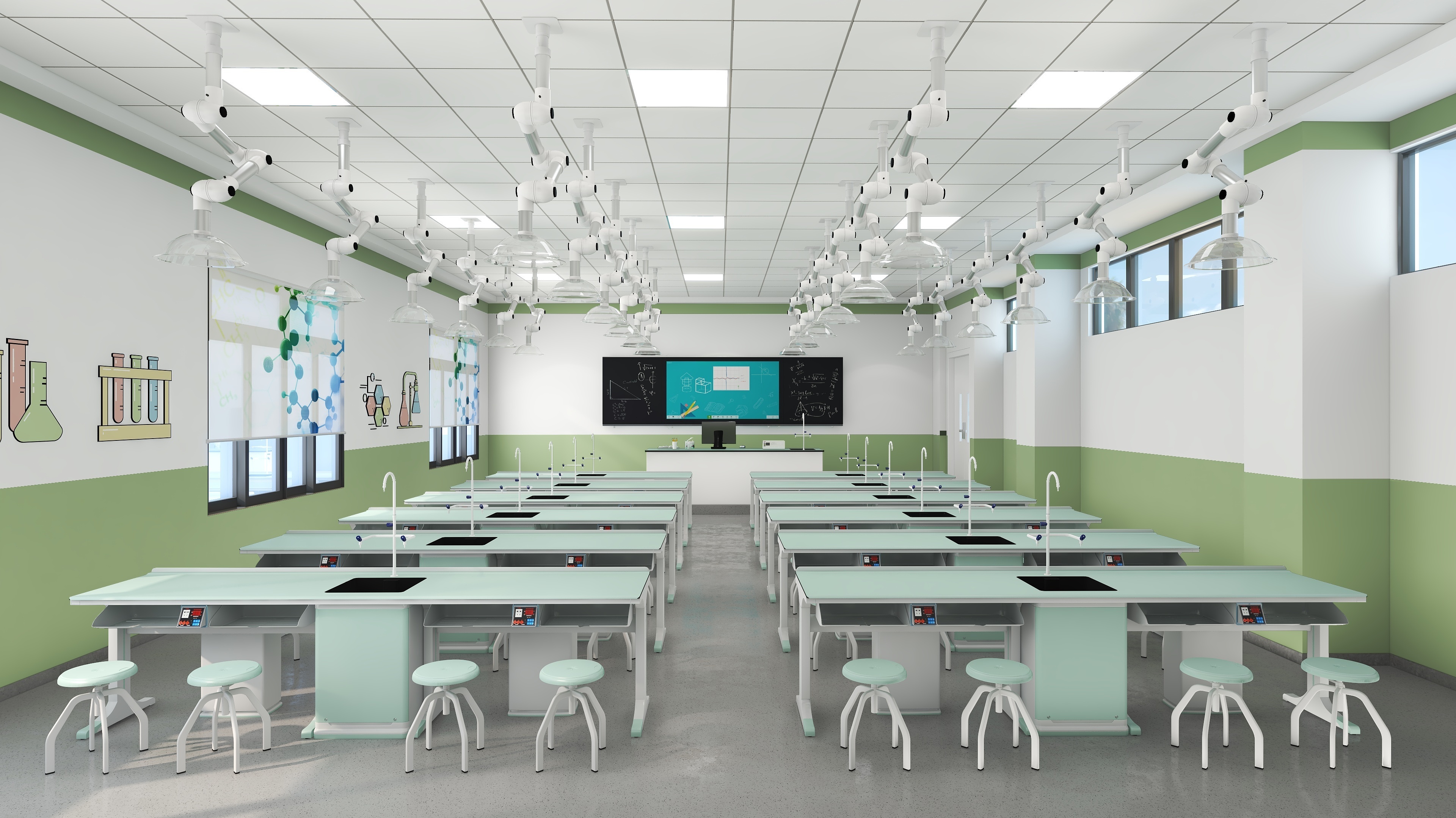 浙江康贝doBn-吸风室标准化学实验室-装修设计方案