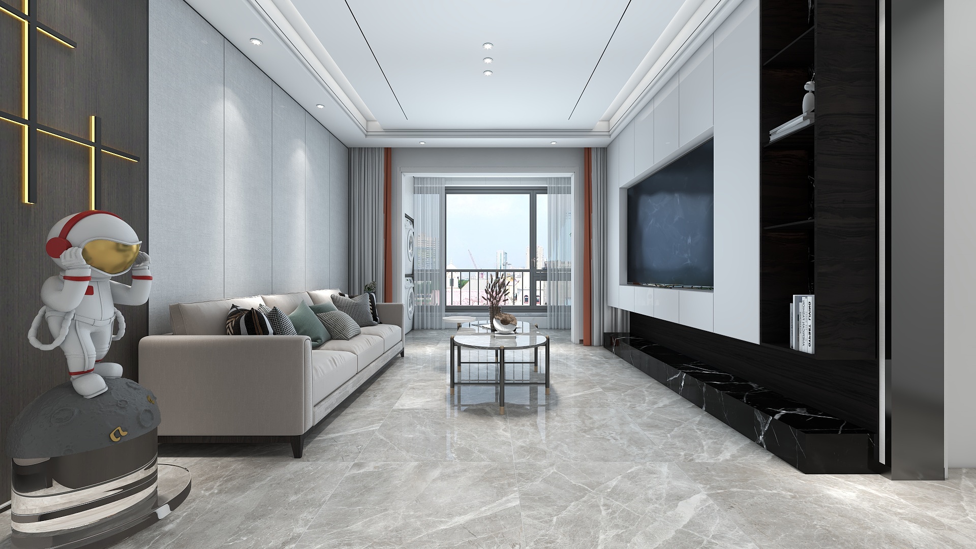 500一套_韩昊霖-现代风格-120平3房2厅装修效果图