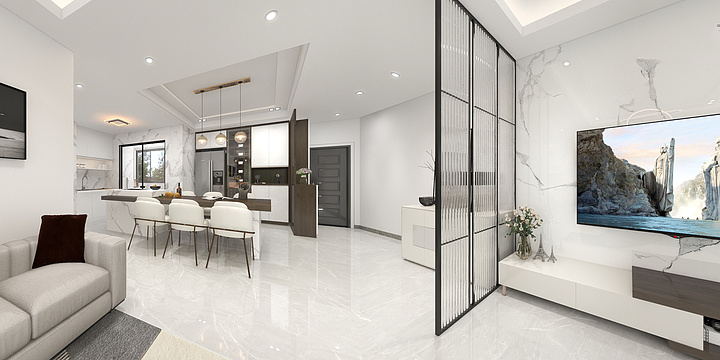 QQYNG-盛世名门10栋902模型.dwg-副本-装修设计方案