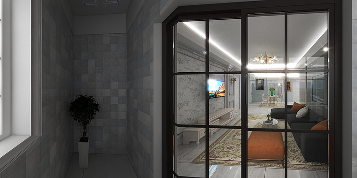 伊克拉木江-渲染灯光高级证书作业-装修设计方案