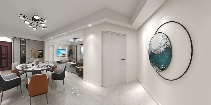 南通设计师杨文韬-疏航桥新苑 曹叔-装修设计方案