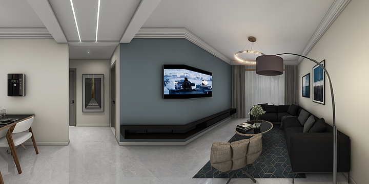 鼎盛装饰KiKi-壹号院 2-1-801-装修设计方案