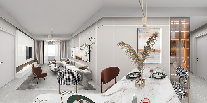 胡小胡er-蜀西湖畔21#202-装修设计方案