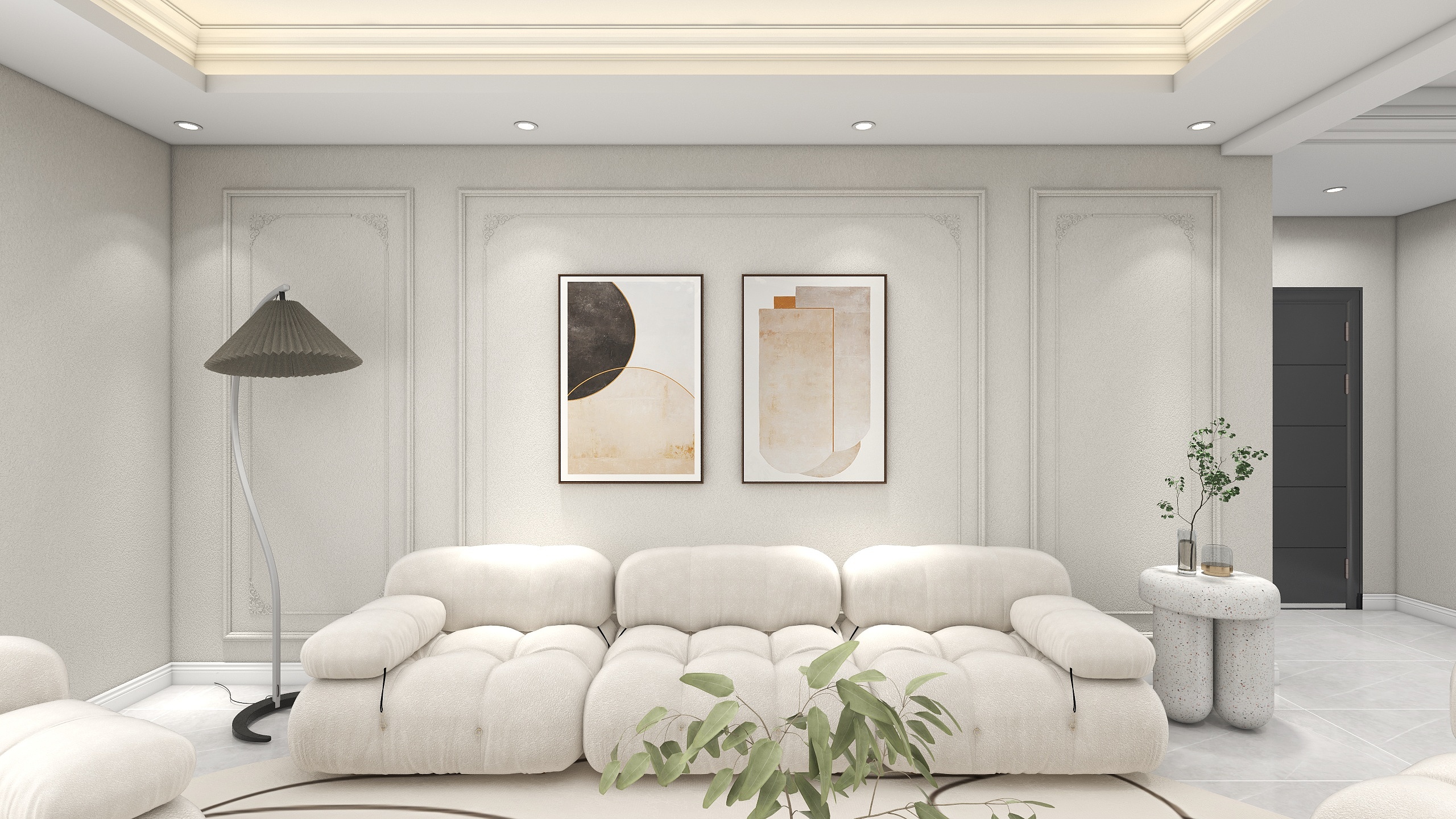 汇伟设计-轻法式--剑湖山庄-装修设计方案