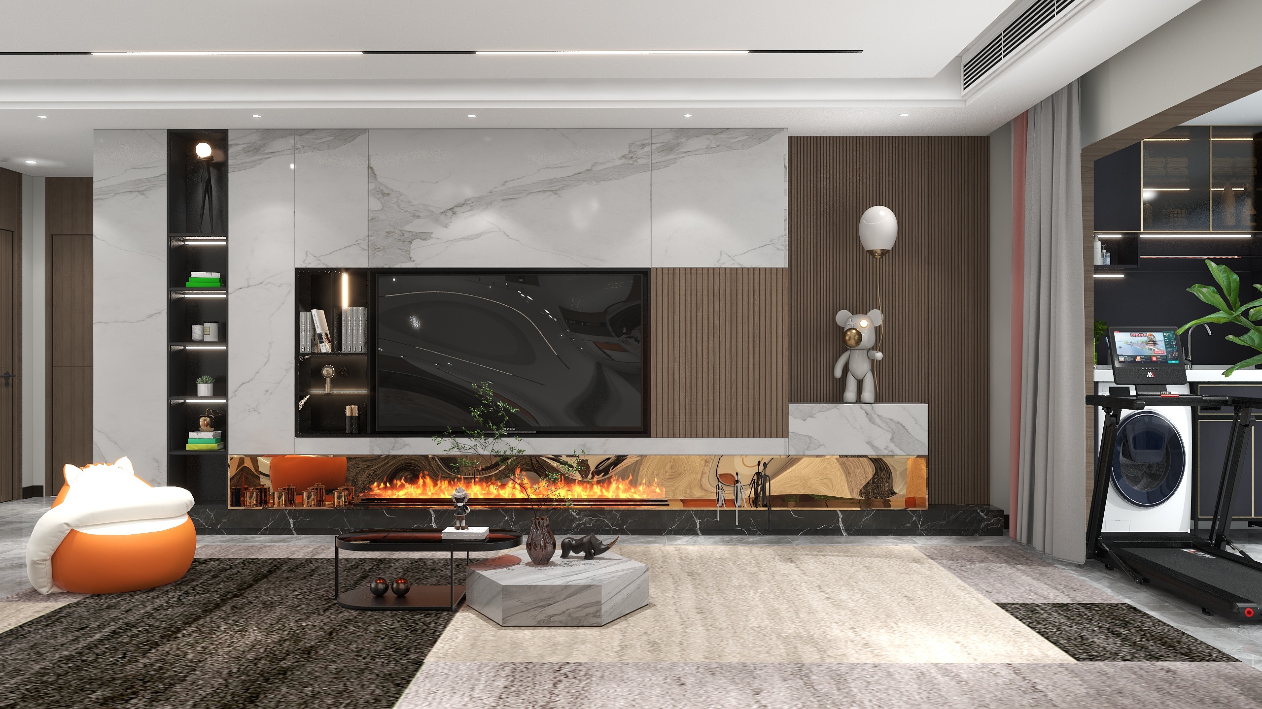 张泽皓-张泽皓—现代轻奢风-装修设计方案