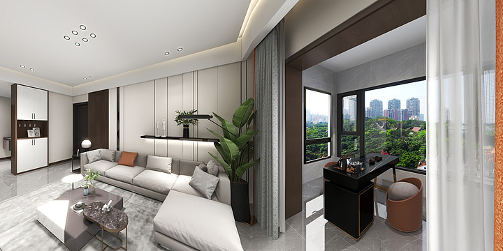 Interior3Design-河之南饭店楼上-装修设计方案