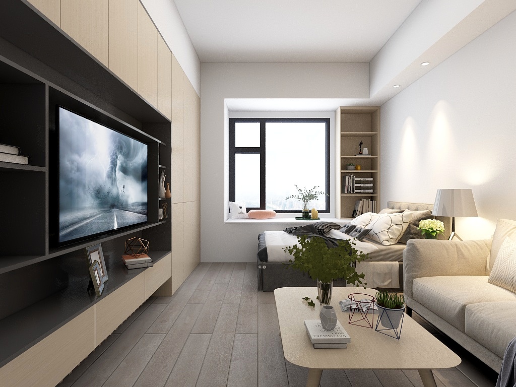 刘仕华-王城里马女士公寓-装修设计方案