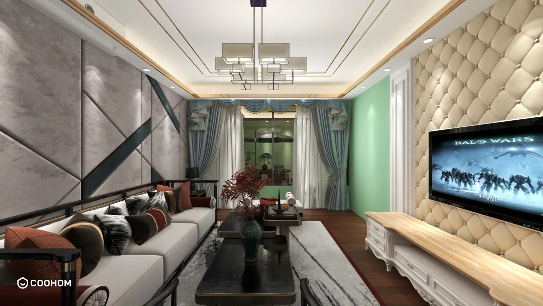 azad.cubex1的装修设计方案:a residence modern plan made by rihan 