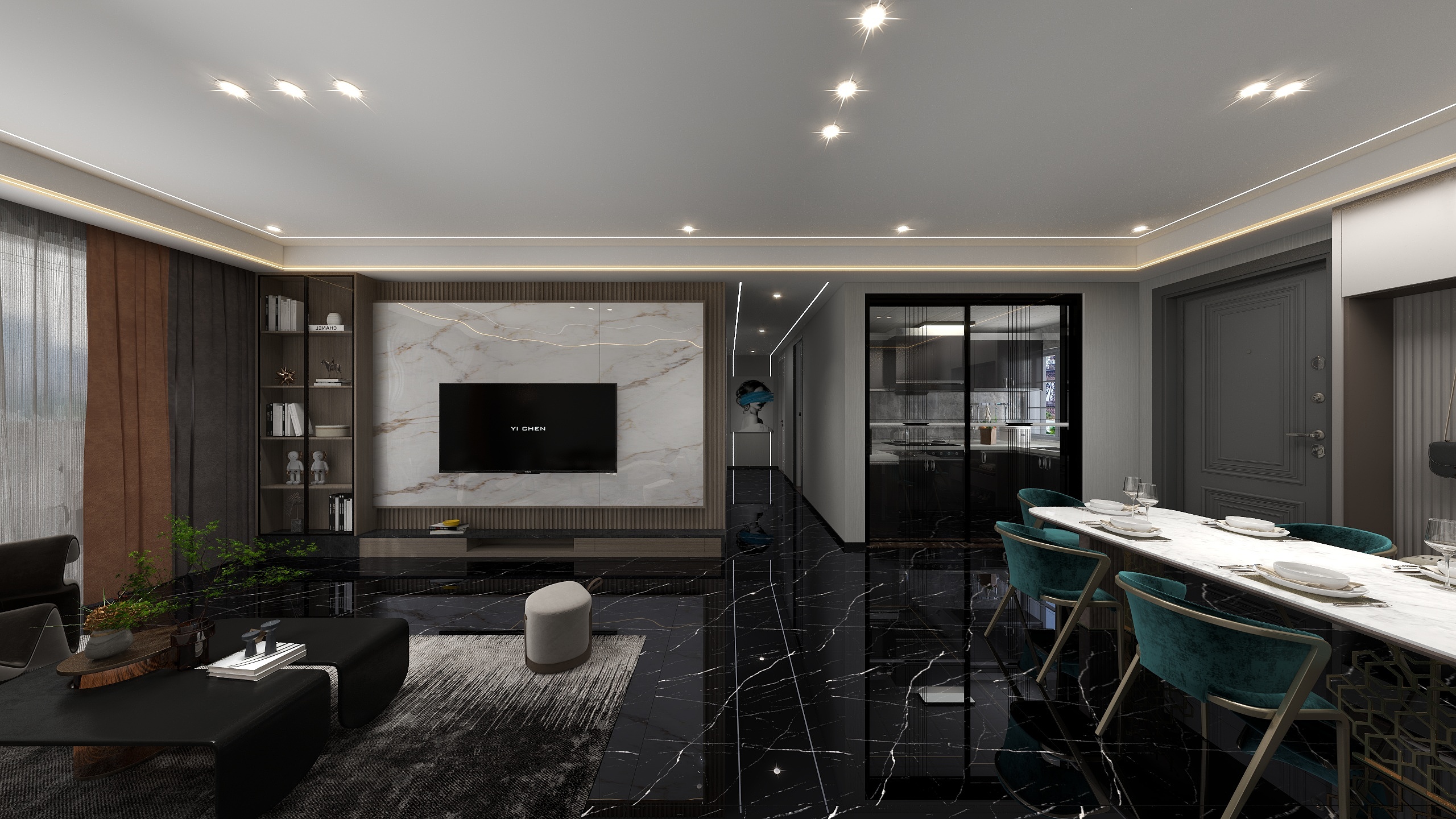 设计师玉京子-帝景京安府装修效果图