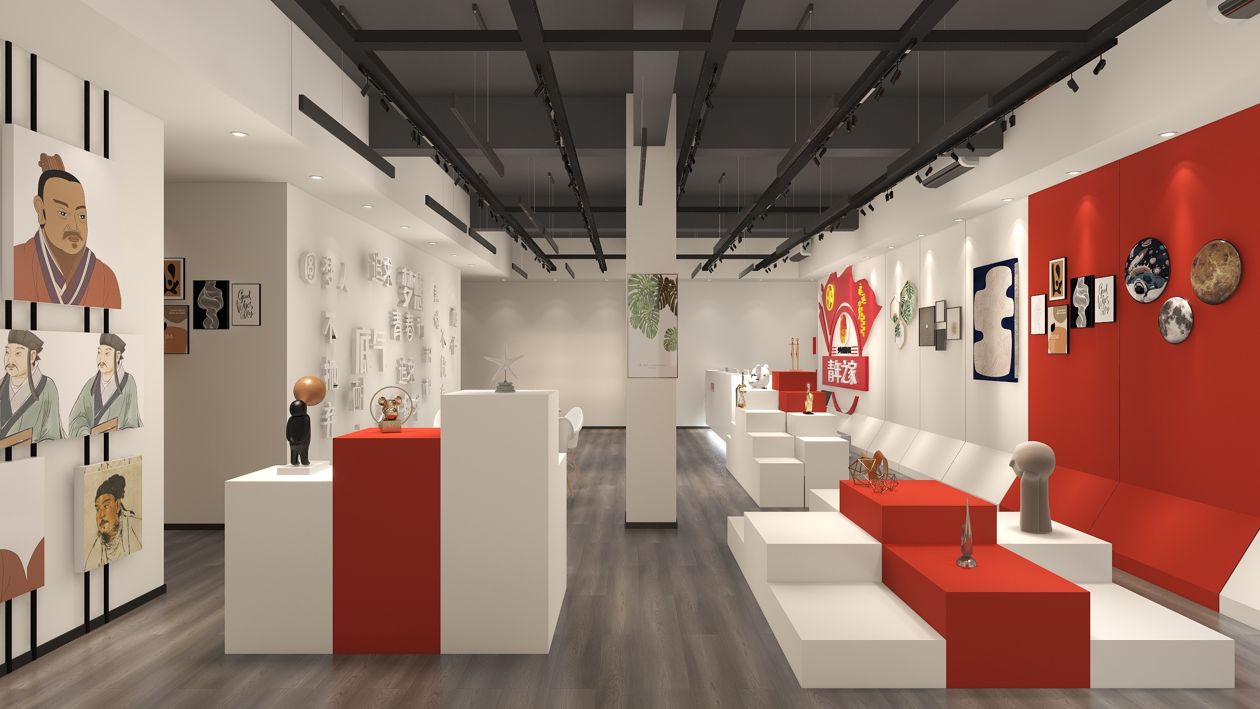 物是人非ftVy-大学青年之家-装修设计方案