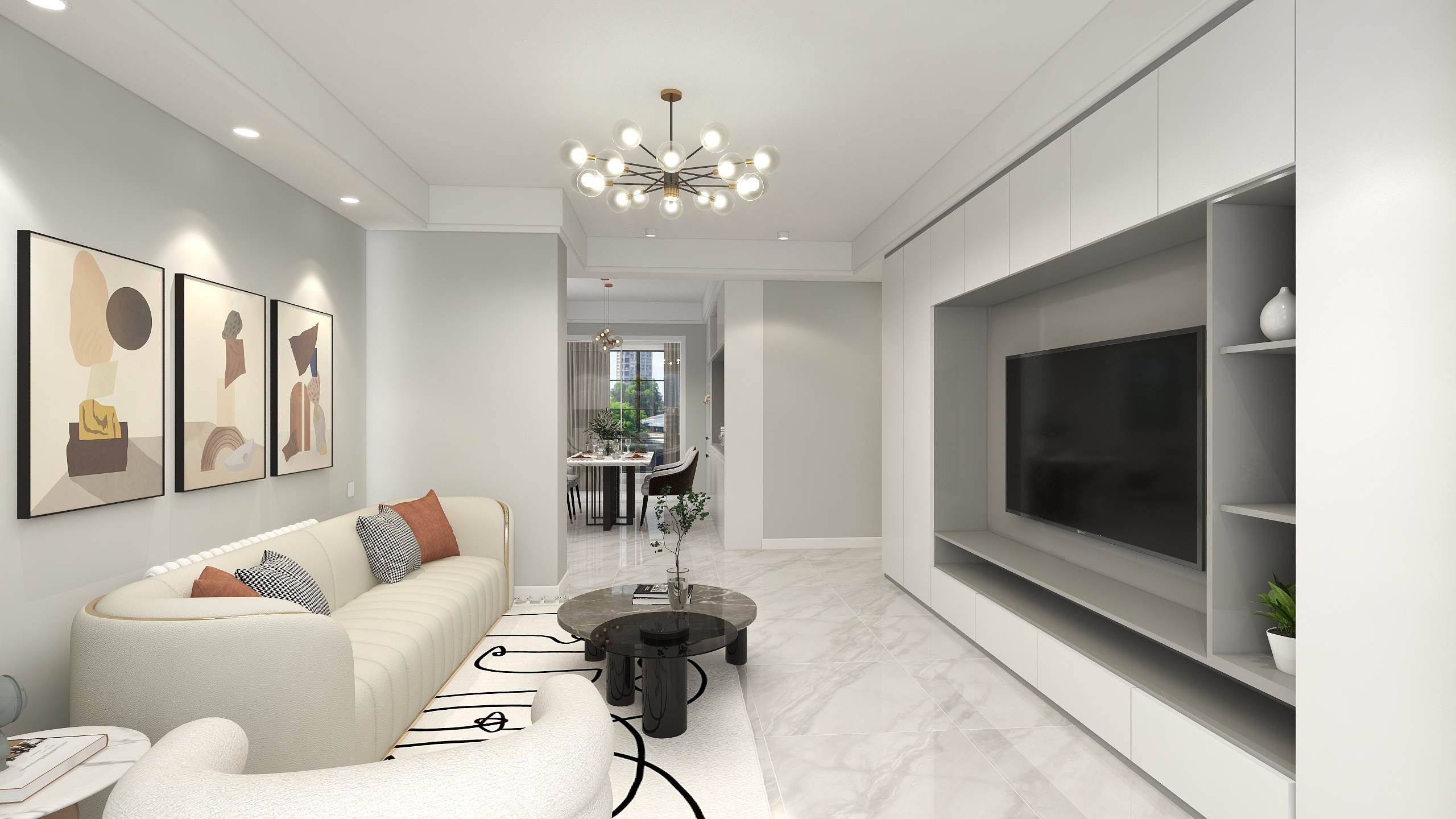 柴柴不才-恒伟星雅韵119㎡1室-装修设计方案