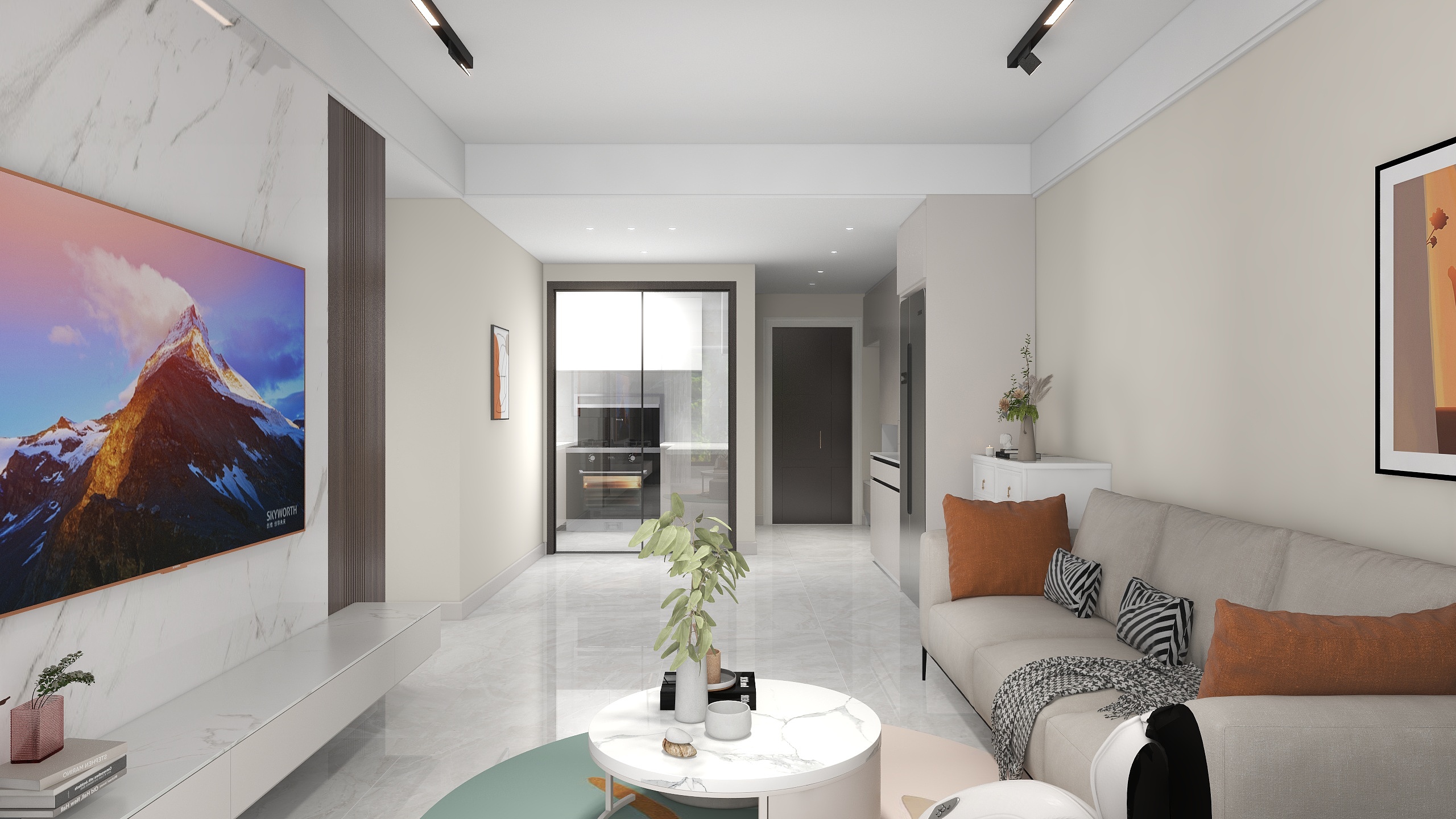 DESIGN_TENET-蓝光96无主灯现代简约-装修设计方案