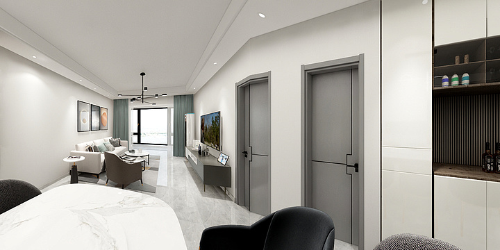 A-设计师阙成龙-翩若惊鸿-装修设计方案