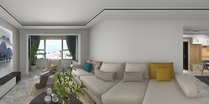 a天源装饰总汇-定西恒正观澜1号楼1单元1603席先生-装修设计方案