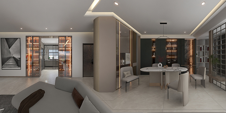 贰讯-吾悦11-2-402效果图-装修设计方案