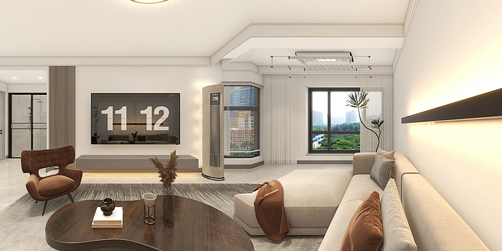 曦毓圖-澳海云杉赋两室户型-装修设计方案