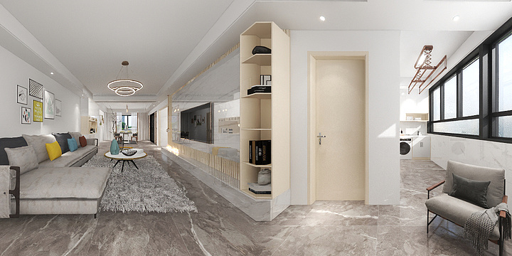 源米空间-江西-现代轻奢-装修设计方案