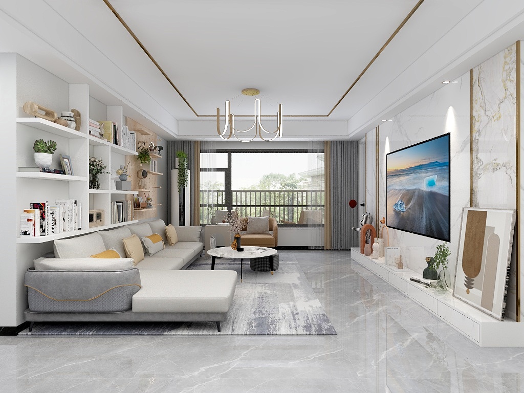 恒之行设计a田-东岸汀院7-301福宅-装修设计方案