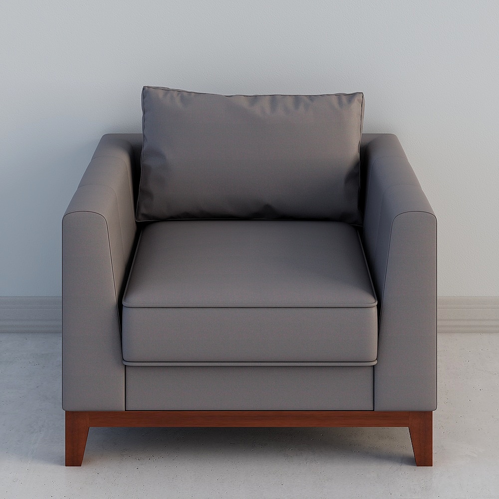 环美雷格西美式现代简约轻奢单人沙发LS720610