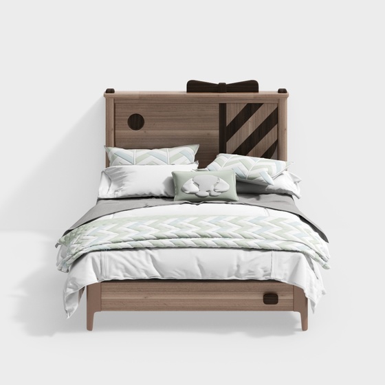 Scandinavian Single Beds,Single Beds,wood color