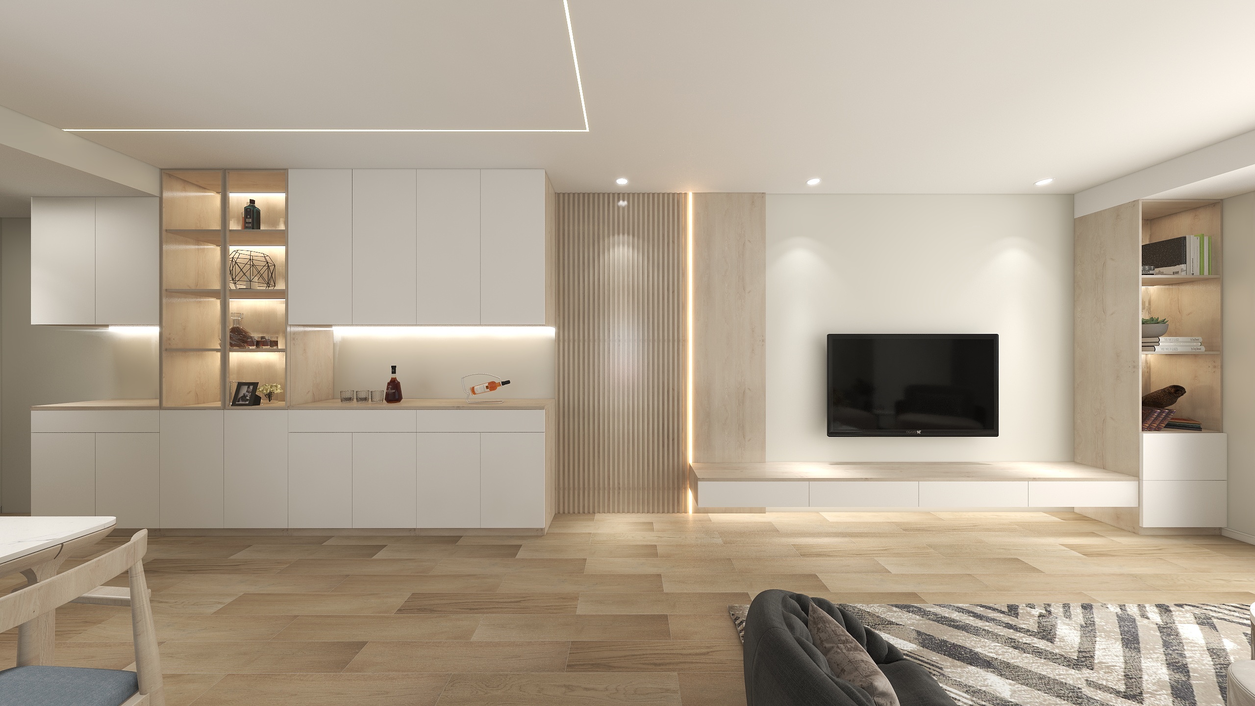 彭林海-清新雅致-向荣府118-装修设计方案