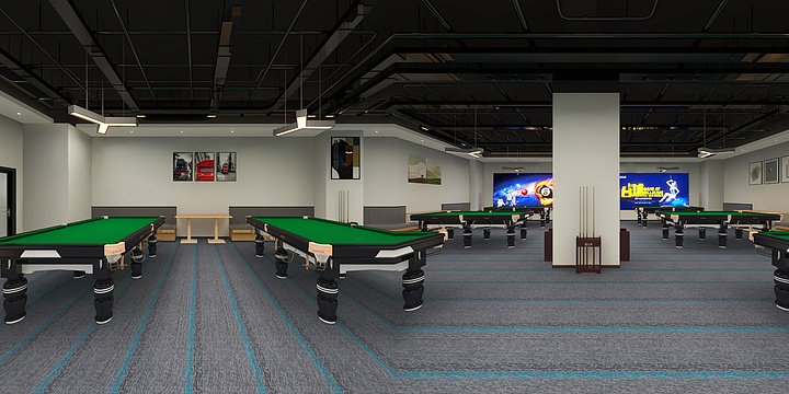 王杰-远航台球室-装修设计方案