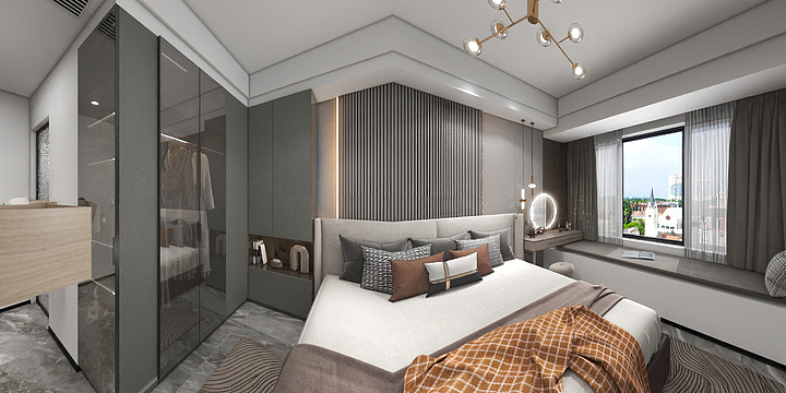 李代龙li-诺的国礼耿总-卧室-装修设计方案