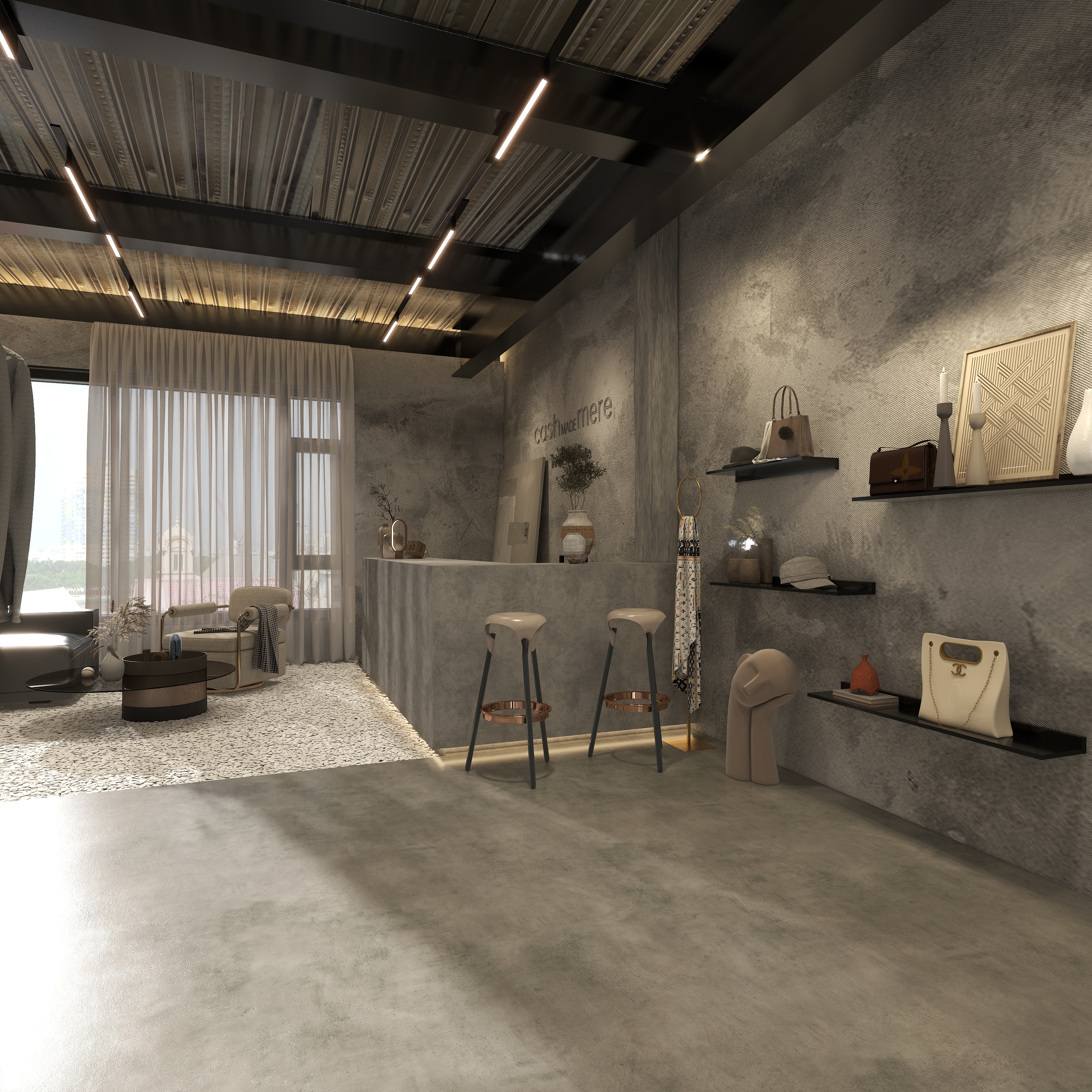 袁润泽-服装工作室-装修设计方案