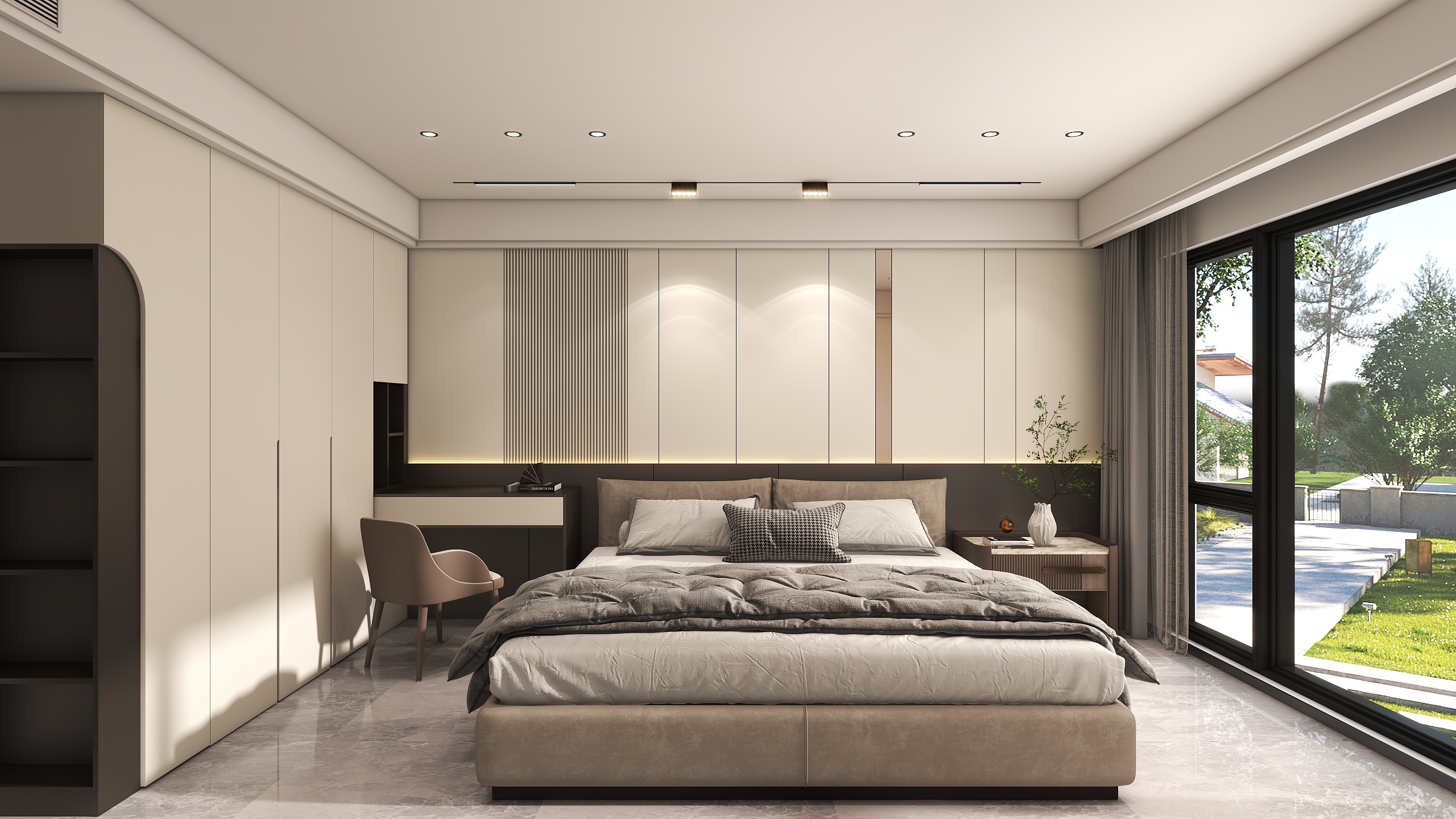 武不太会设计-轻奢卧室-装修设计方案