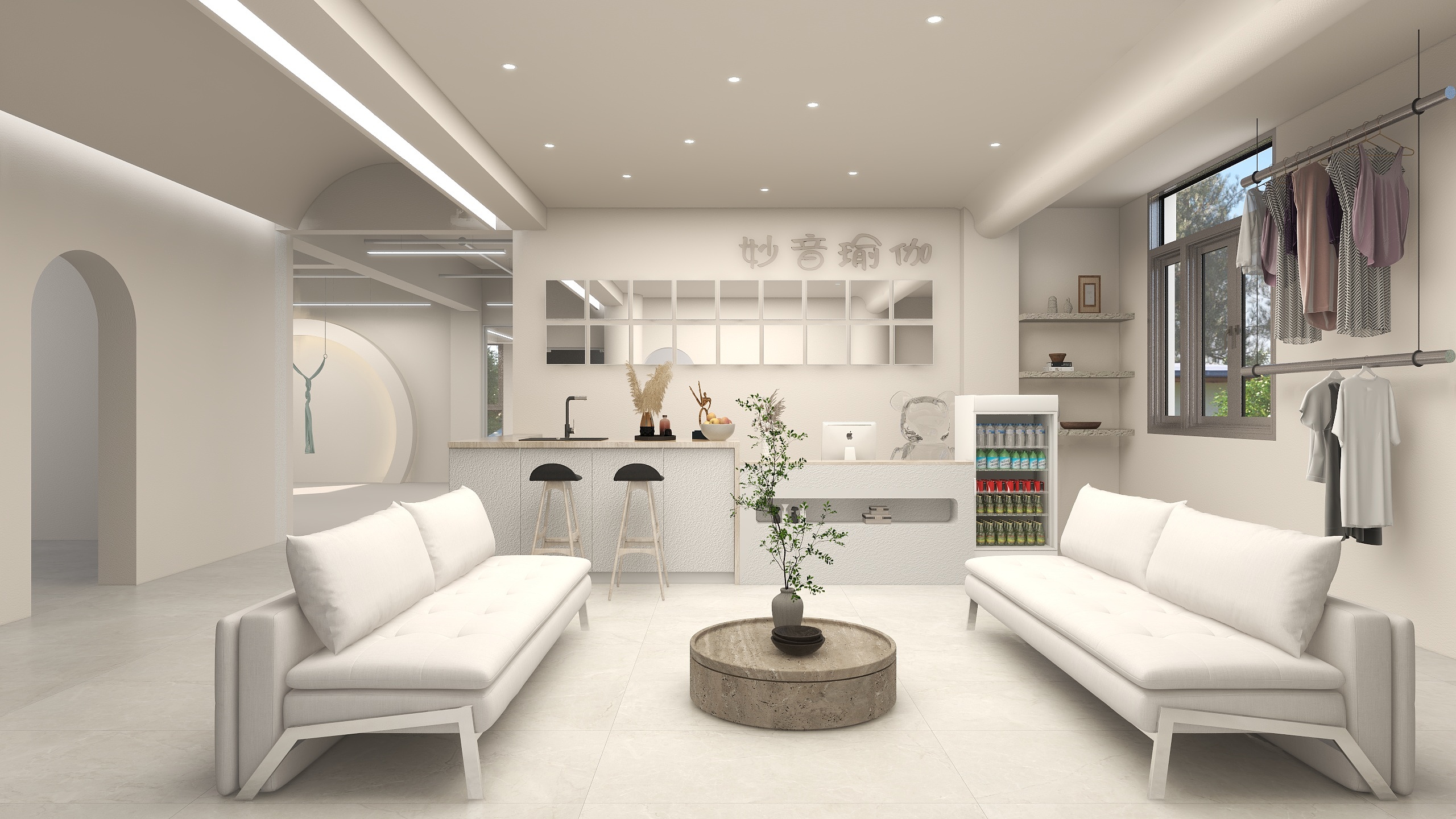 张艺雅-妙音瑜伽-装修设计方案