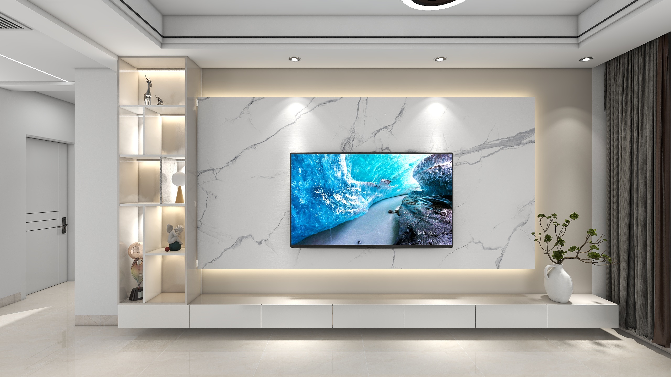 雅丰设计-122平方现代极简风格-装修设计方案